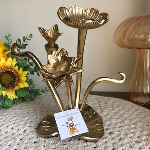 Gold Flower JEWELRY Stand